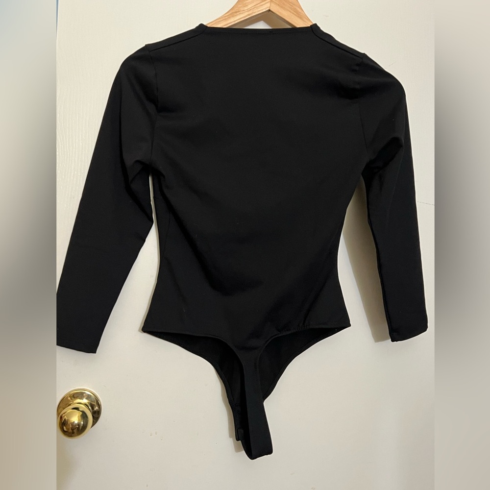 Intimately. FREE PEOPLE long sleeve black body suit and BLUE - A New Day . S: S